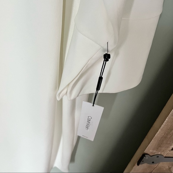 Calvin Klein 3/4 Split Sleeve Scuba Crepe Sheath Dress NWT Size 22W - Picture 5 of 6